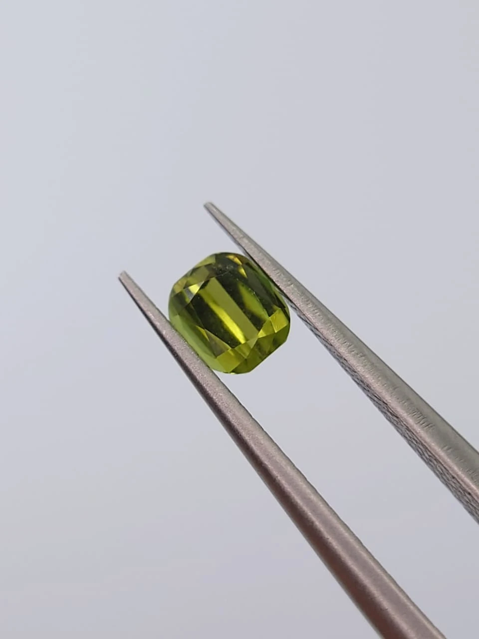 0.43ct Natural Green Tourmaline Cushion Cut Loose Gemstone from Afghanistan — view 4